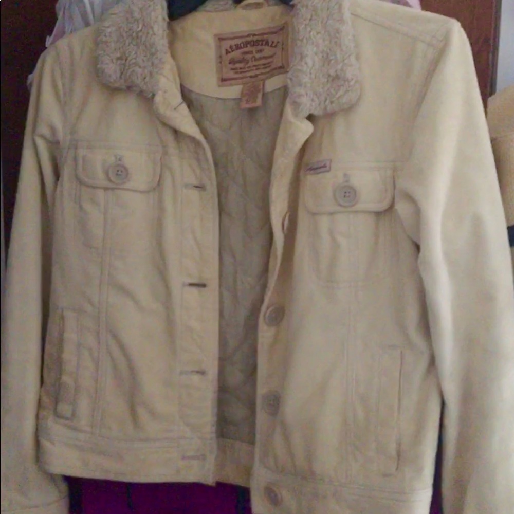 Tan/beige corduroy jacket